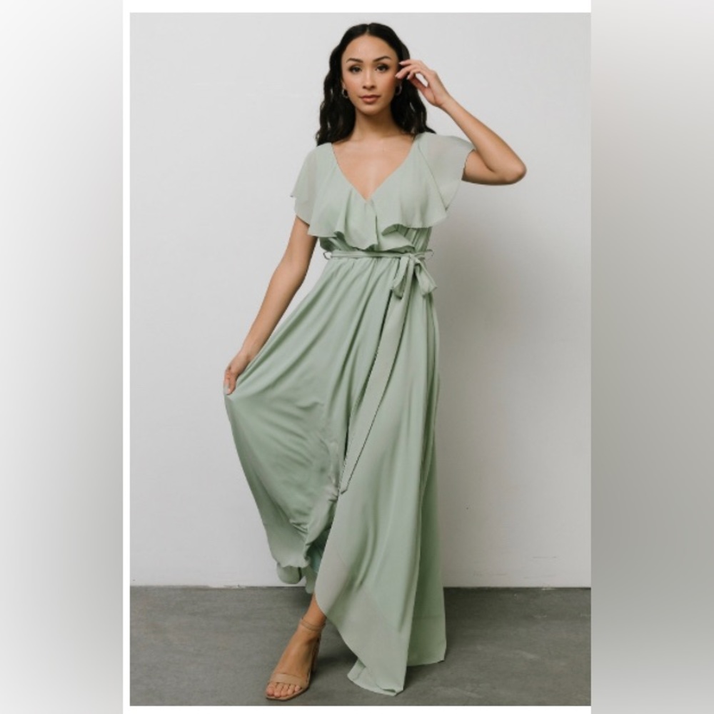 Baltic Born Katya Ruffle Maxi Dress